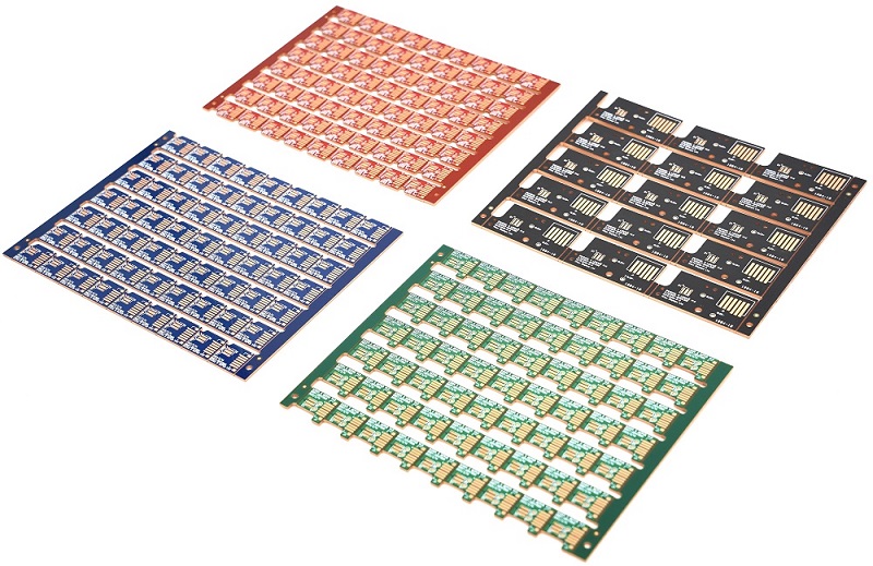 Por que as placas de circuito PCB têm tantas cores!